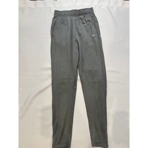 Nike Training Pants Kids Large Grey Good Dri-FIT Tapered Joggers Athletic